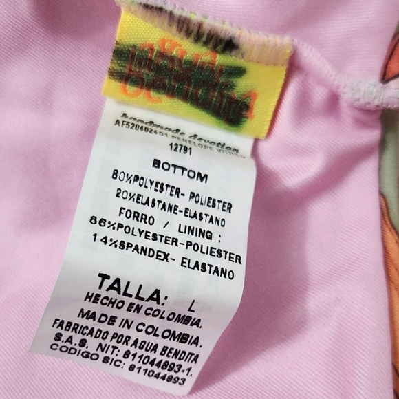 New!Agua Bendita Vitreo Penelope Scalloped Bikini Bottom - Picture 12 of 12